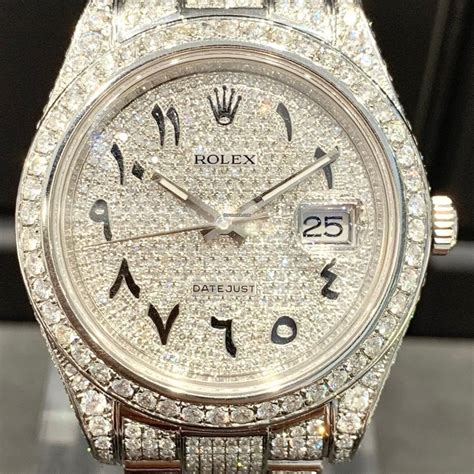 iced out watch rolex|rolex iced out arabic.